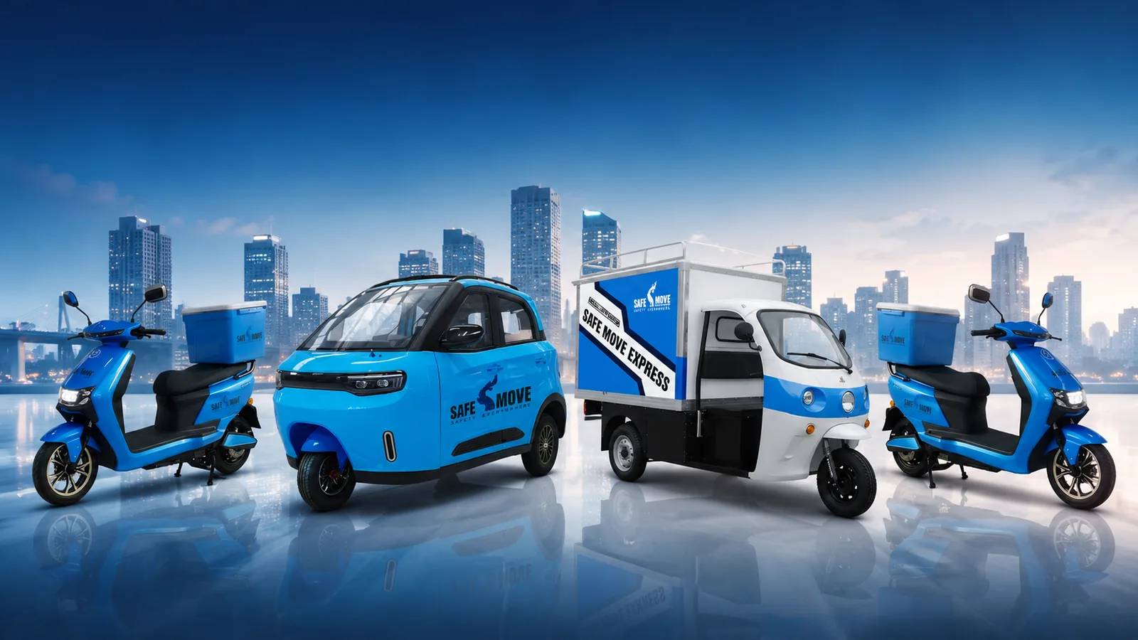 SAFEMOVE EXPRESS branded vehicle fleet
