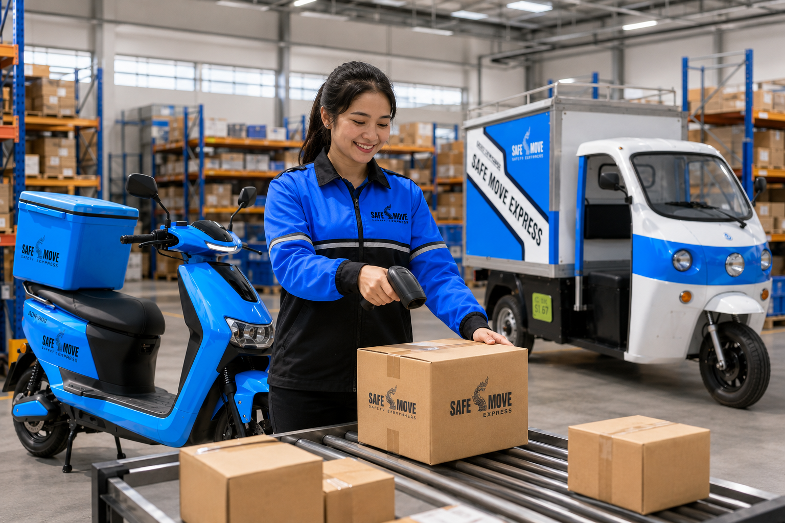SAFEMOVE EXPRESS logistics operation visual
